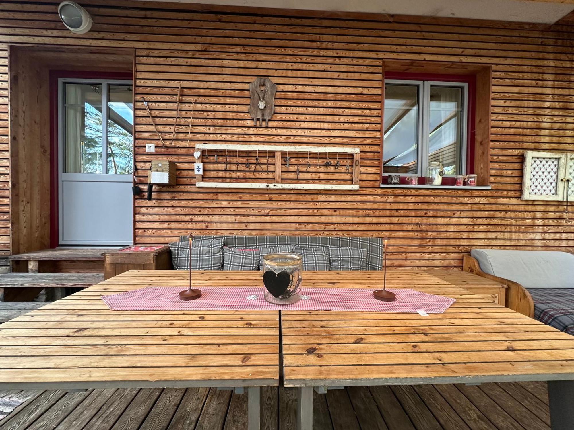 Ferienhaus Im Wald Edelschrott Exteriör bild
